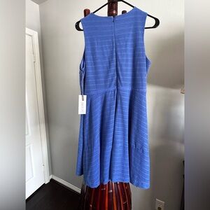 Jennifer Lopez Royal Blue Textured Dress